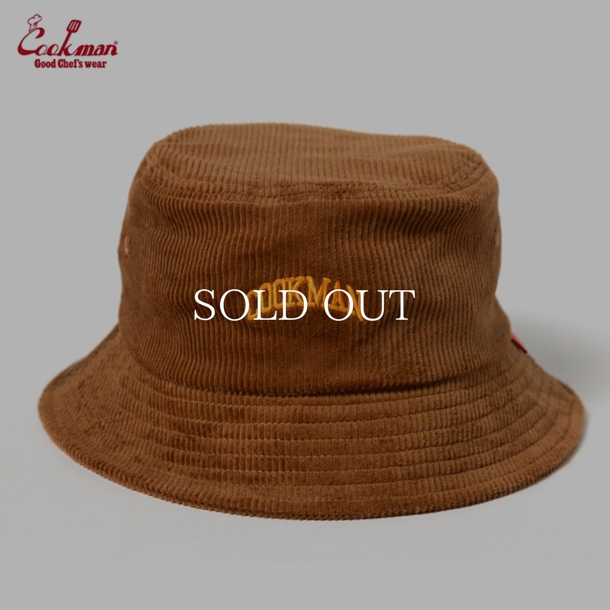 画像2: COOKMAN  バケットハット Bucket Hat Corduroy Brown (2)