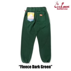 画像3: COOKMAN  シェフパンツ Chef Pants Fleece Dark Green (3)