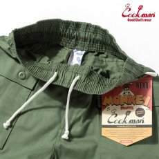 画像6: COOKMAN  モンキーパンツ Monkey Pants Herringbone Olive (6)