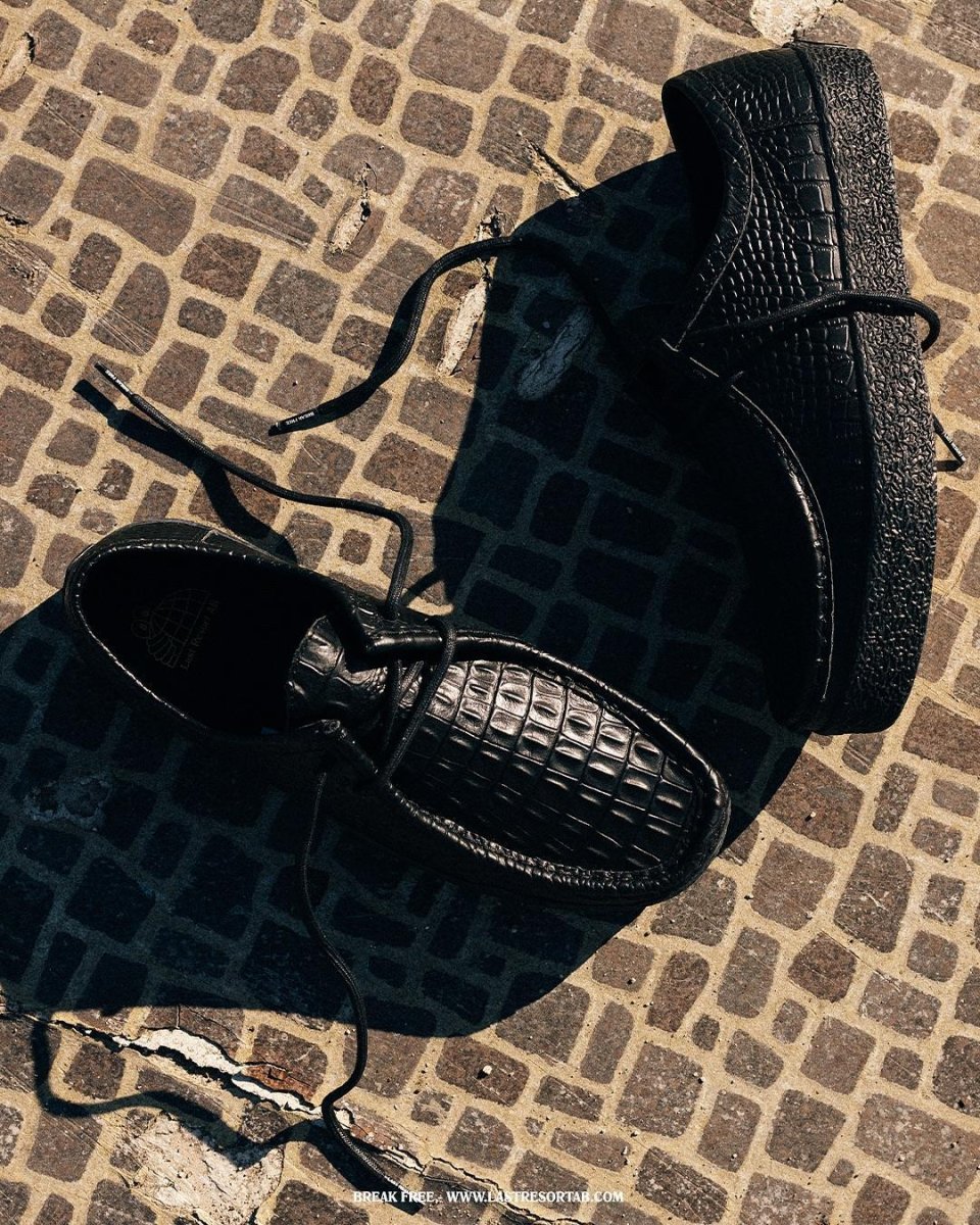 画像6: Last Resort AB  VM006-Moc LO BLACK CROC (6)