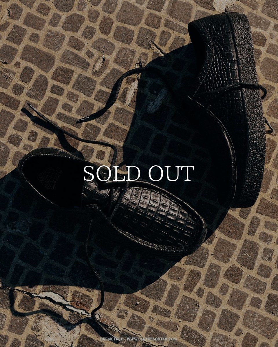 画像6: Last Resort AB  VM006-Moc LO BLACK CROC (6)
