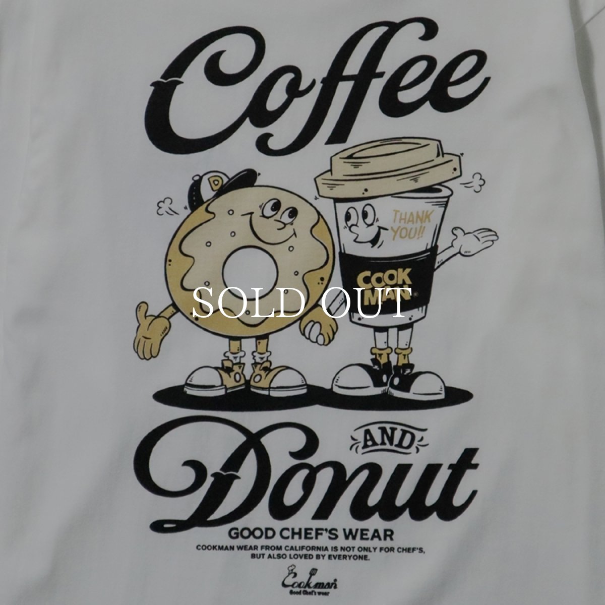 画像10: COOKMAN  ロングスリーブ Tシャツ Coffee & Donut (10)