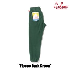 画像4: COOKMAN  シェフパンツ Chef Pants Fleece Dark Green (4)