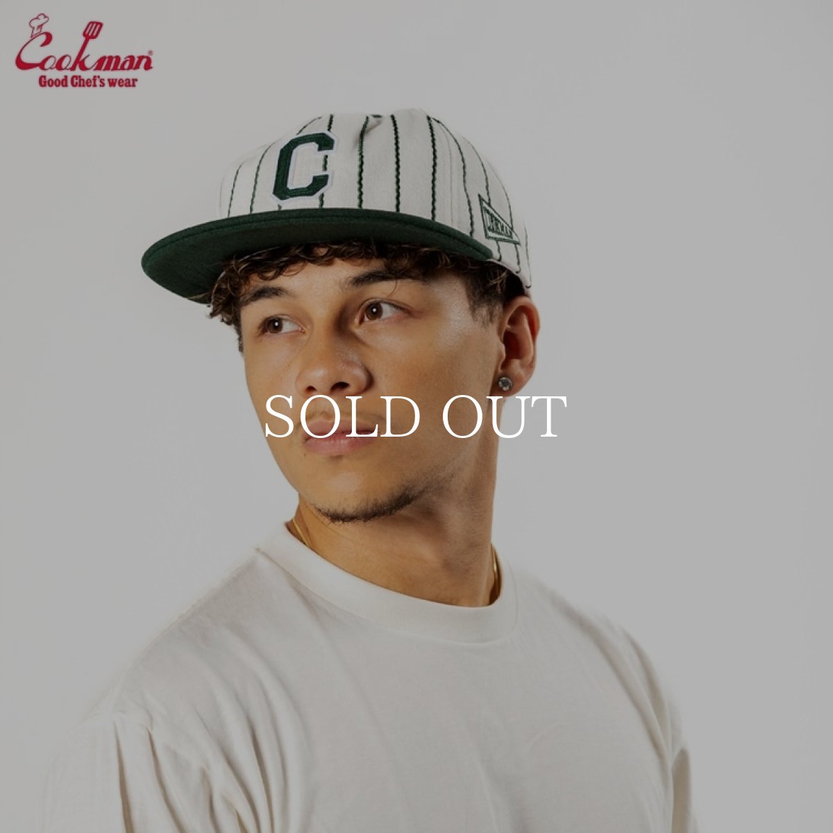 画像10: COOKMAN  キャップ Flat Brim Snapback Cap Stripe Green (10)