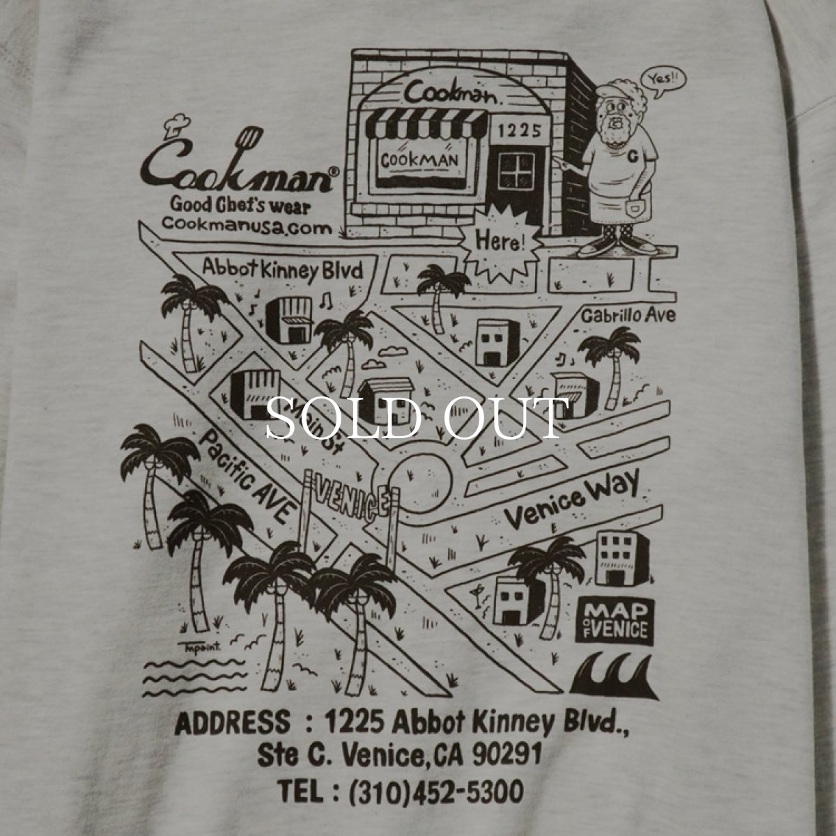 画像10: COOKMAN  フーディー Zip Hoodie TM paint Abbot Kinney (10)