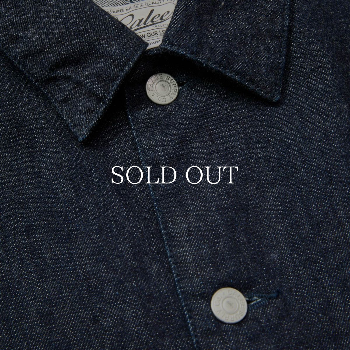 画像4: CALEE  VINTAGE REPRODUCT DENIM COVERALL ＜INDIGO＞ (4)