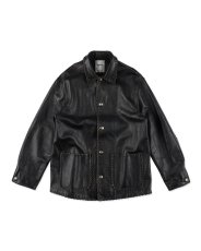 画像1: BOW WOW  BRAIDED LEATHER COVERALL (1)