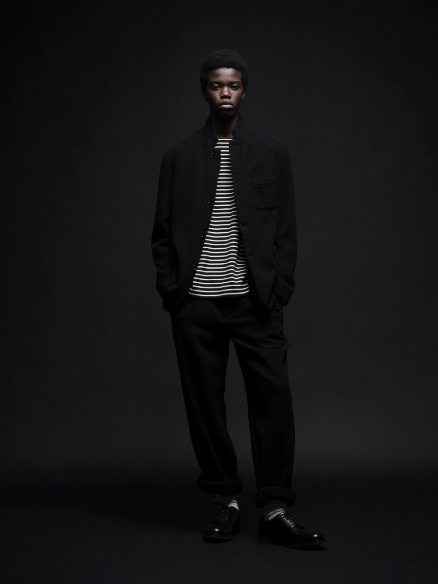 画像16: MINEDENIM  Marine Border Boatneck L/S T-SH (16)