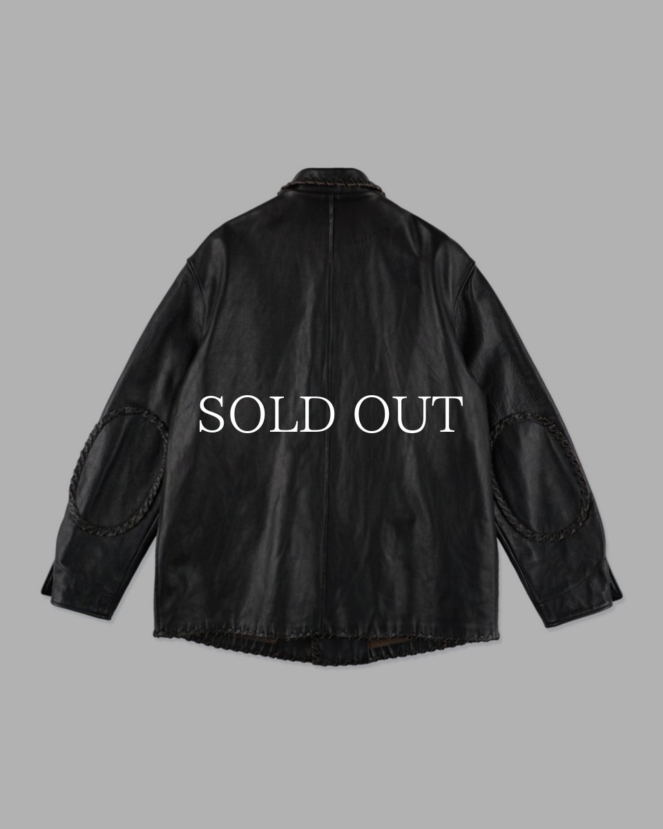 画像2: BOW WOW  BRAIDED LEATHER COVERALL (2)