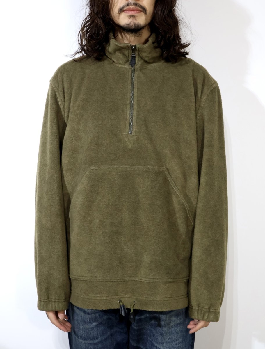 画像12: MINEDENIM  Melton Boa Half zip Pullover Blouson (12)