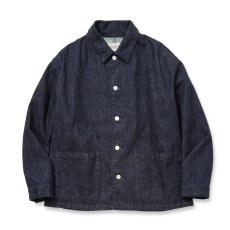 画像1: CALEE  VINTAGE REPRODUCT DENIM COVERALL ＜INDIGO＞ (1)