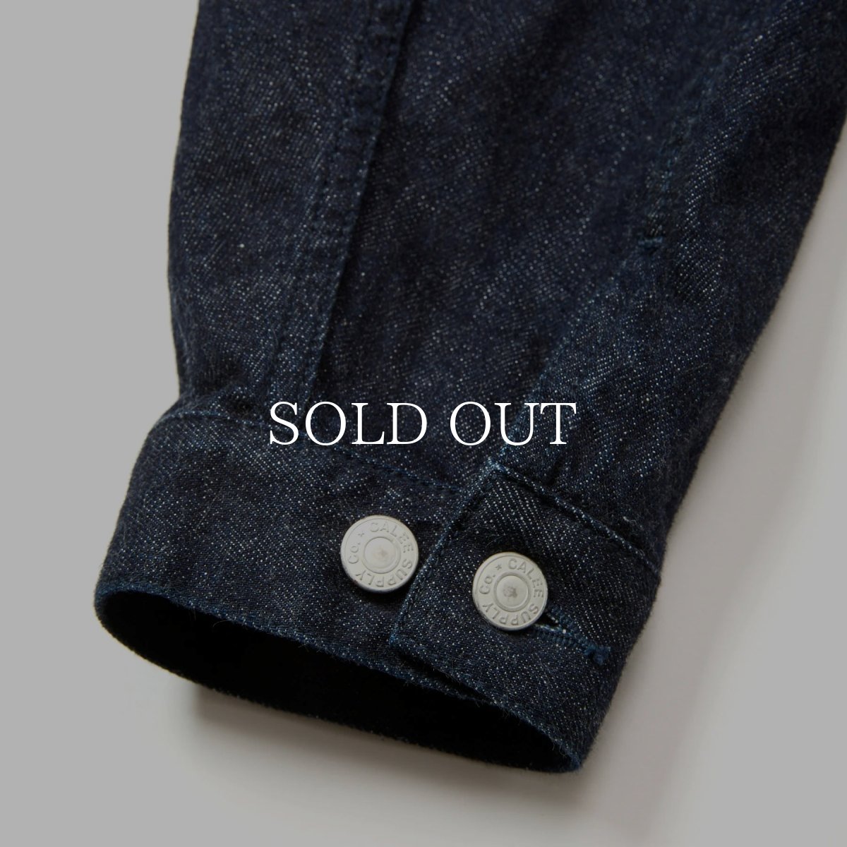 画像7: CALEE  VINTAGE REPRODUCT DENIM COVERALL ＜INDIGO＞ (7)