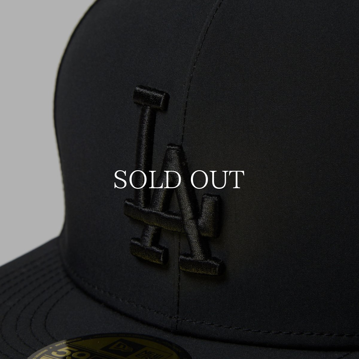 画像2: NEW ERA  59FIFTY GORE-TEX ロサンゼルス・ドジャース ブラック (2)