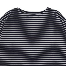 画像9: MINEDENIM  Marine Border Boatneck L/S T-SH (9)