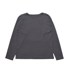 画像8: MINEDENIM  Marine Border Boatneck L/S T-SH (8)