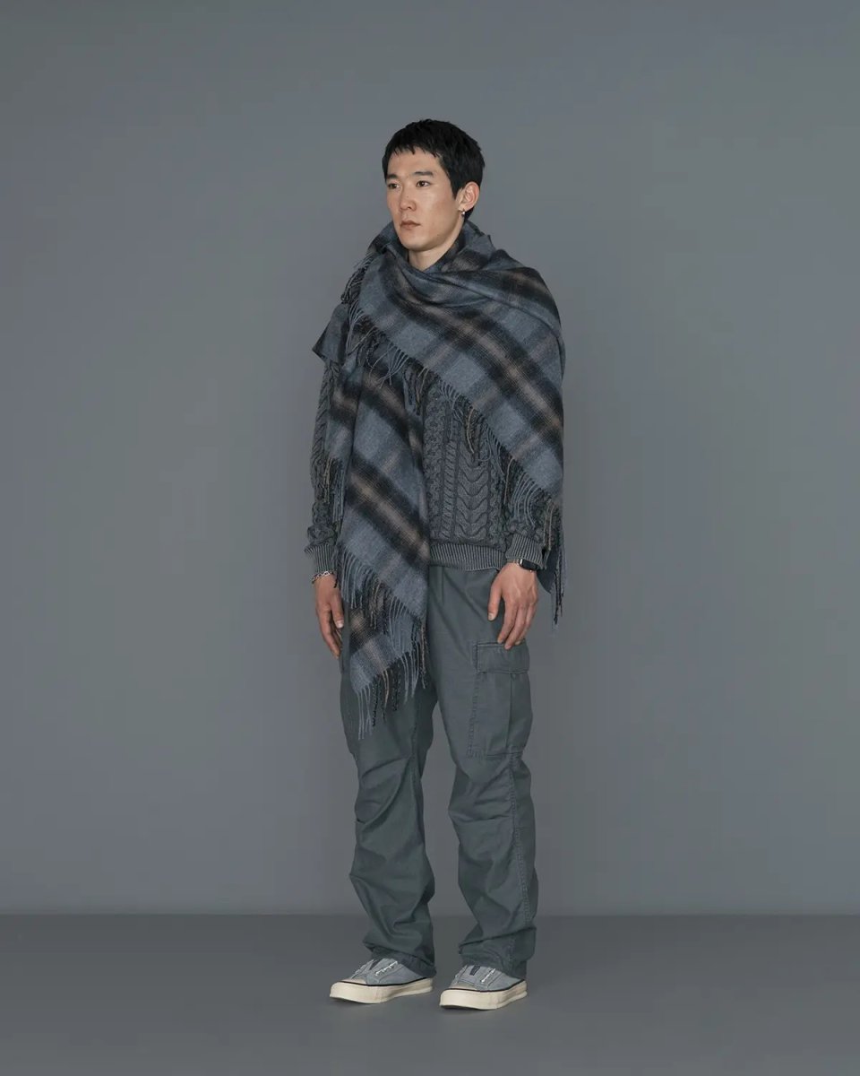 画像4: nonnative  MARINER PULLOVER ARAN SWEATER COTTON YARN (4)