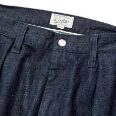 画像3: CALEE  VINTAGE REPRODUCT DENIM TUCK TROUSERS ＜INDIGO＞ (3)
