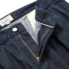 画像6: CALEE  VINTAGE REPRODUCT DENIM TUCK TROUSERS ＜INDIGO＞ (6)