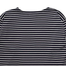 画像10: MINEDENIM  Marine Border Boatneck L/S T-SH (10)