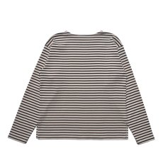 画像2: MINEDENIM  Marine Border Boatneck L/S T-SH (2)