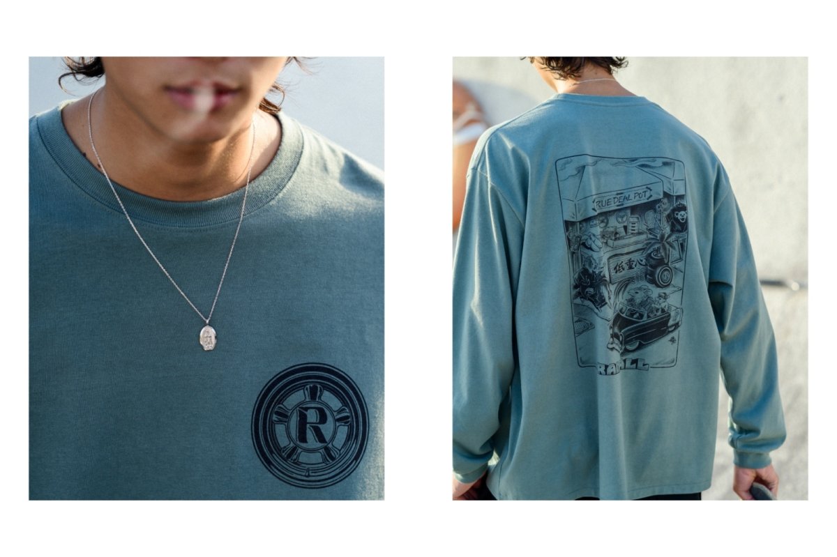 画像9: RADIALL  CHOJU GIGA - CREW NECK T-SHIRT L/S (9)