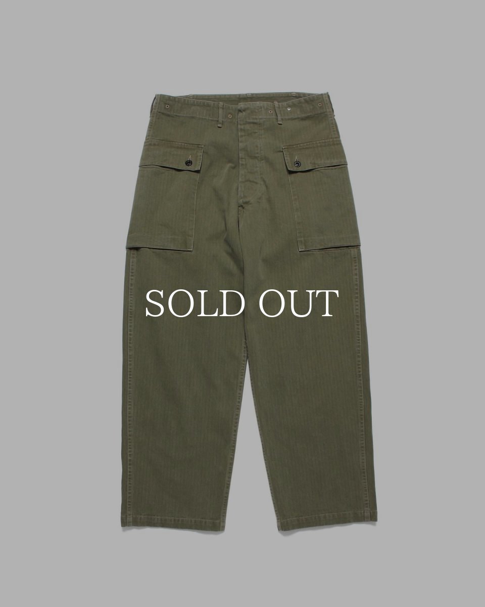 画像1: BOW WOW  USMC P-44 HBT TROUSERS AGED (1)