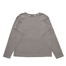 画像1: MINEDENIM  Marine Border Boatneck L/S T-SH (1)