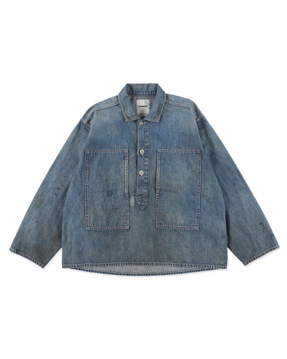 画像1: BOW WOW  US ARMY M-35 DENIM JACKET AGED (1)