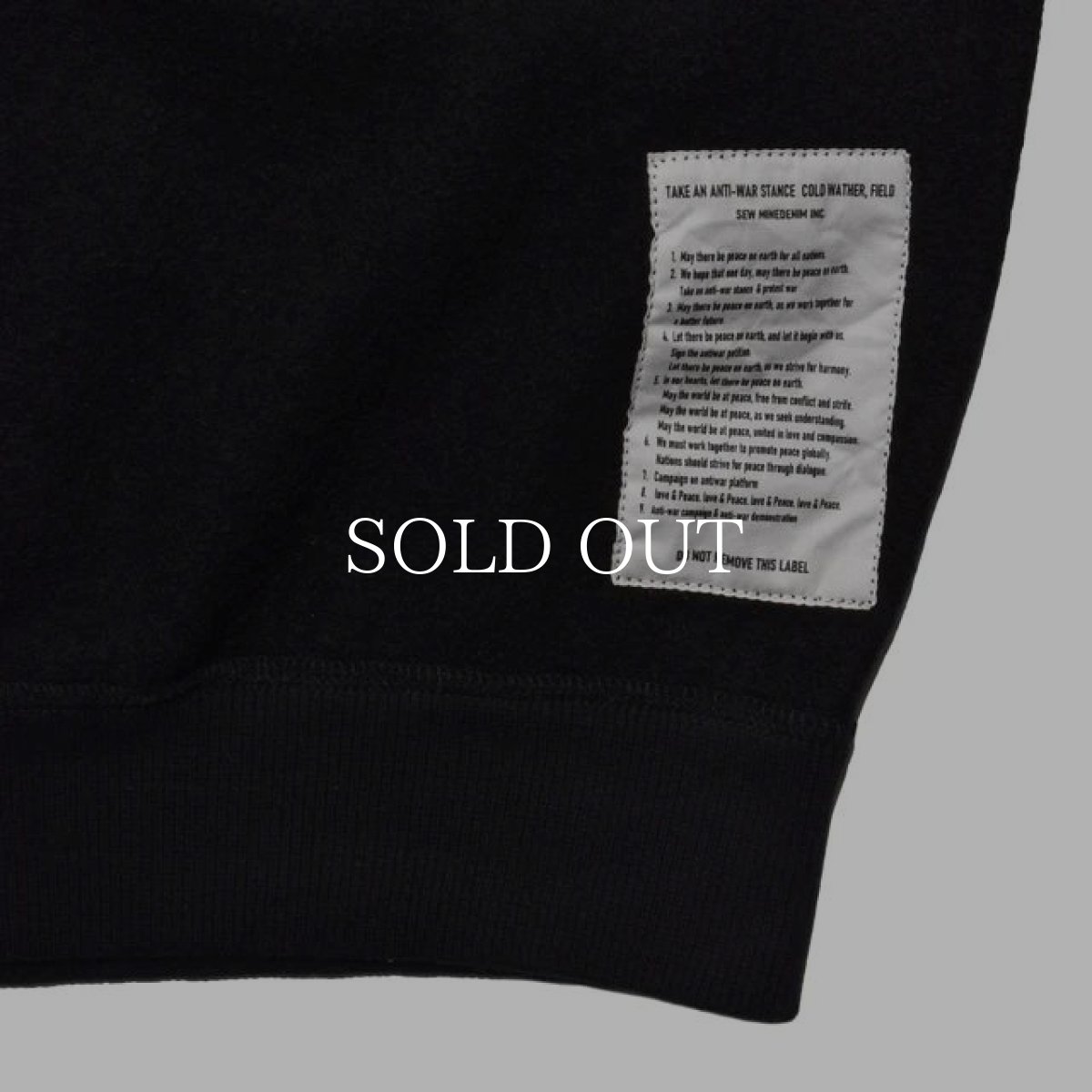 画像5: MINEDENIM  Wool Pile Crewneck Pullover (5)