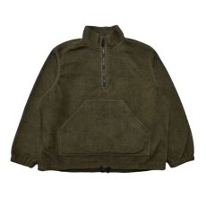 画像1: MINEDENIM  Melton Boa Half zip Pullover Blouson (1)