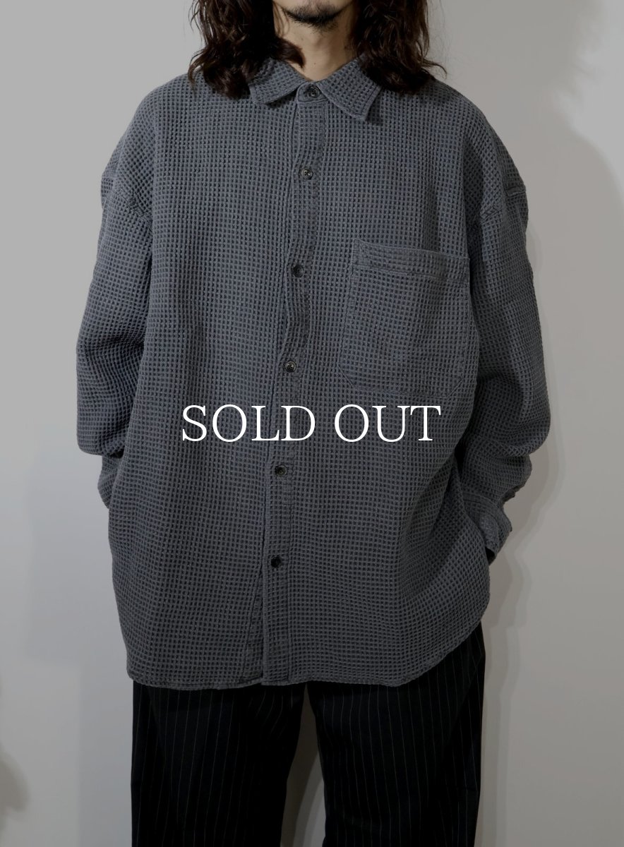 画像5: COOTIE   Pigment Dyed Waffle L/S Shirt (5)
