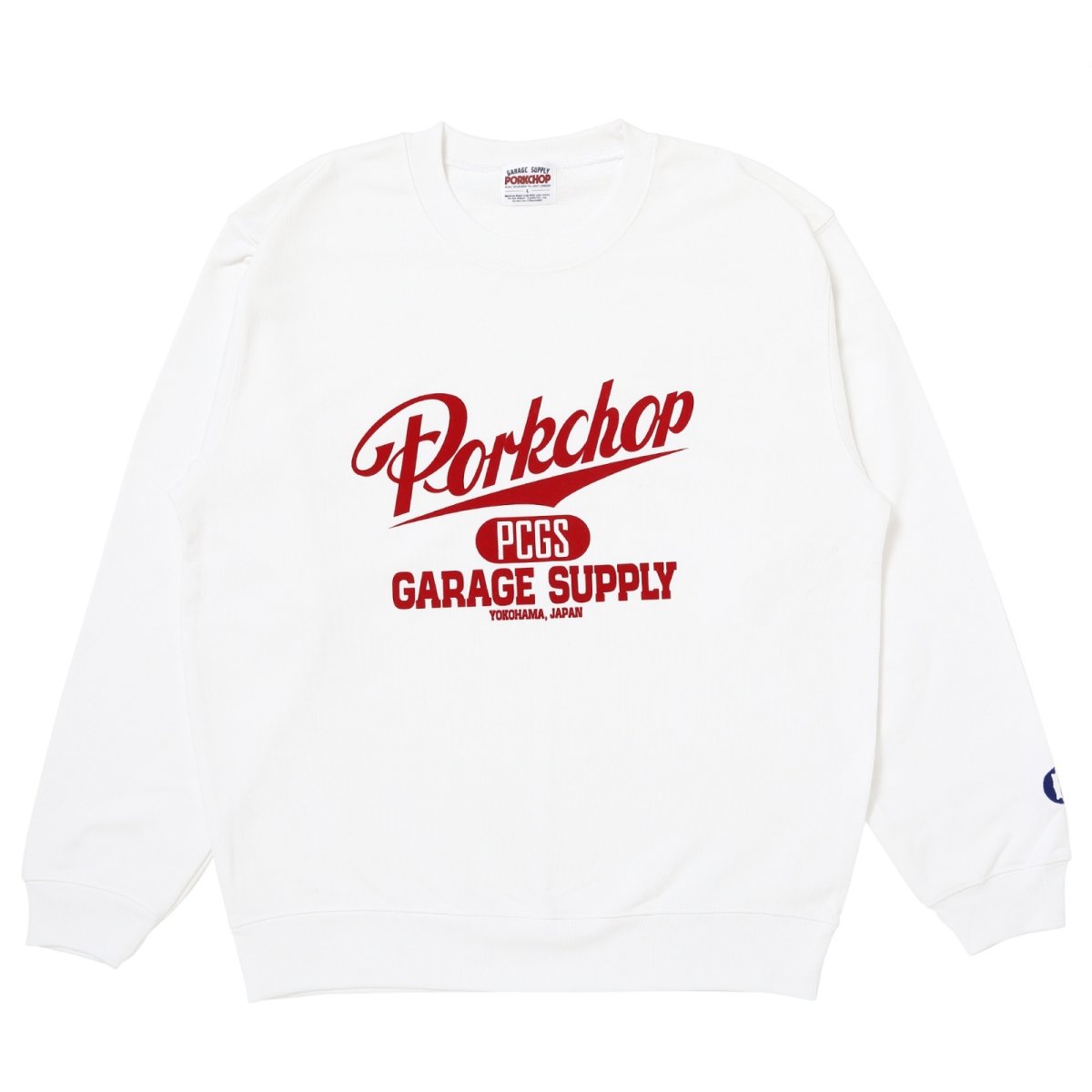 画像1: PORKCHOP GARAGE SUPPLY  SCRIPT COLLEGE SWEAT (1)