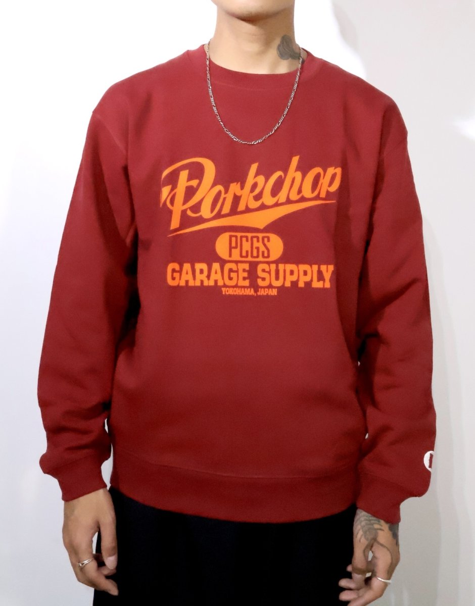 画像18: PORKCHOP GARAGE SUPPLY  SCRIPT COLLEGE SWEAT (18)