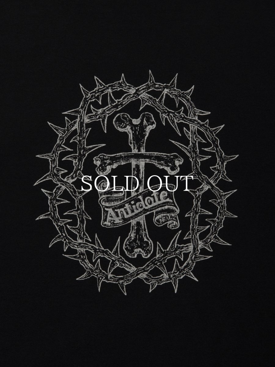 画像4: ANTIDOTE BUYERS CLUB   Fade Wash Crewneck Sweatshirt(Skull Jesus) (4)