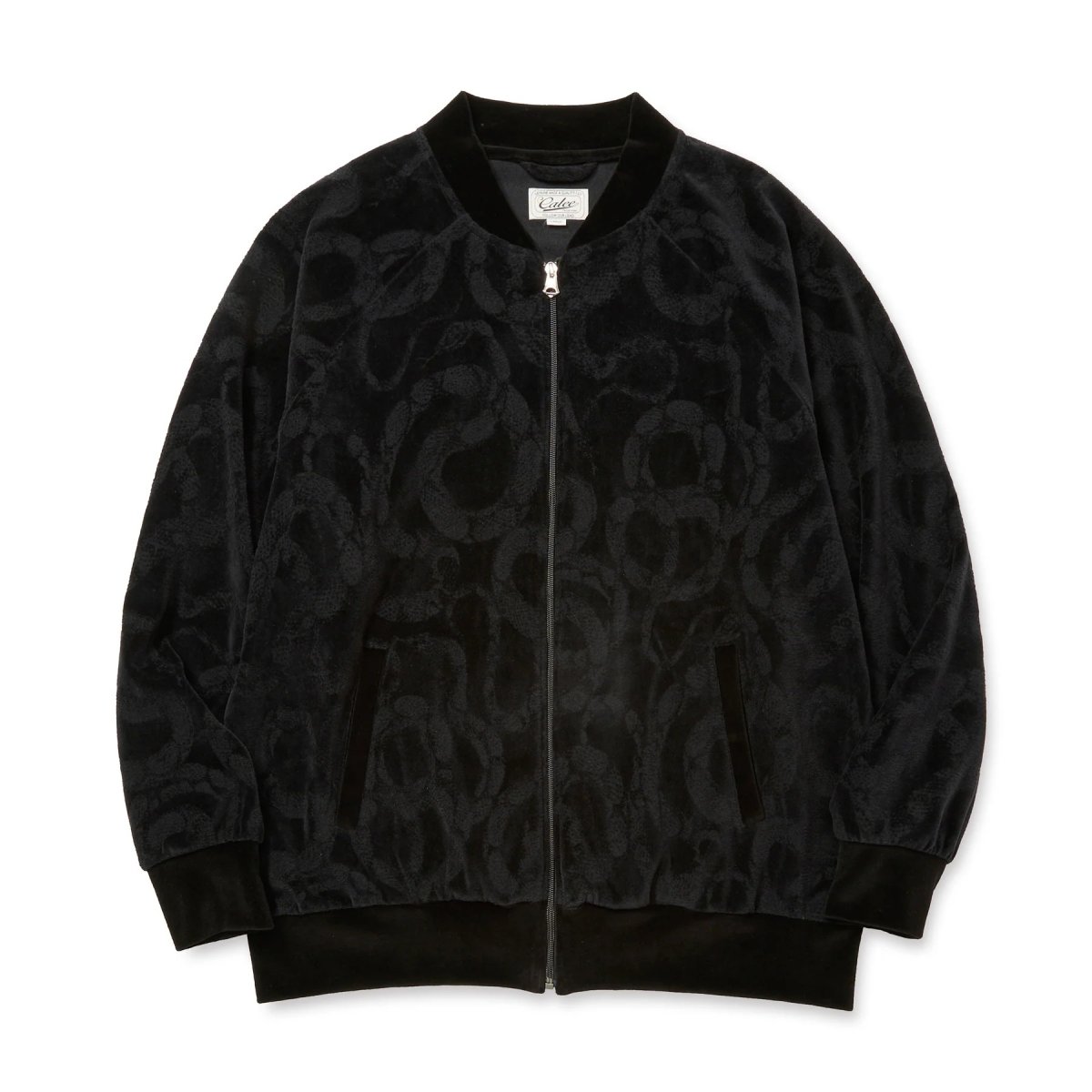 画像1: CALEE  JQ VELOUR JACKET ＜SNAKE PATTERN＞ (1)