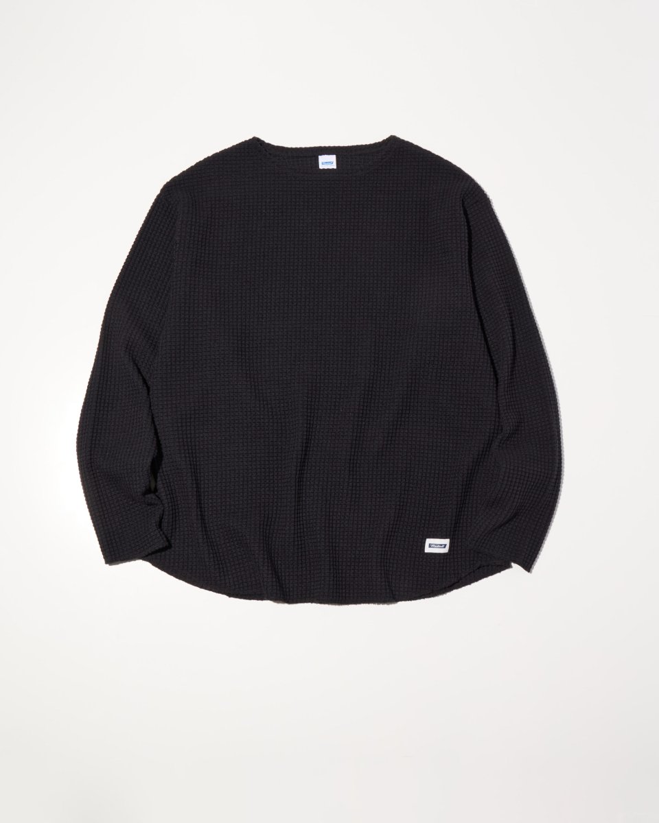 画像3: RADIALL  BIG WAFFLE - BOAT NECK T-SHIRT L/S (3)