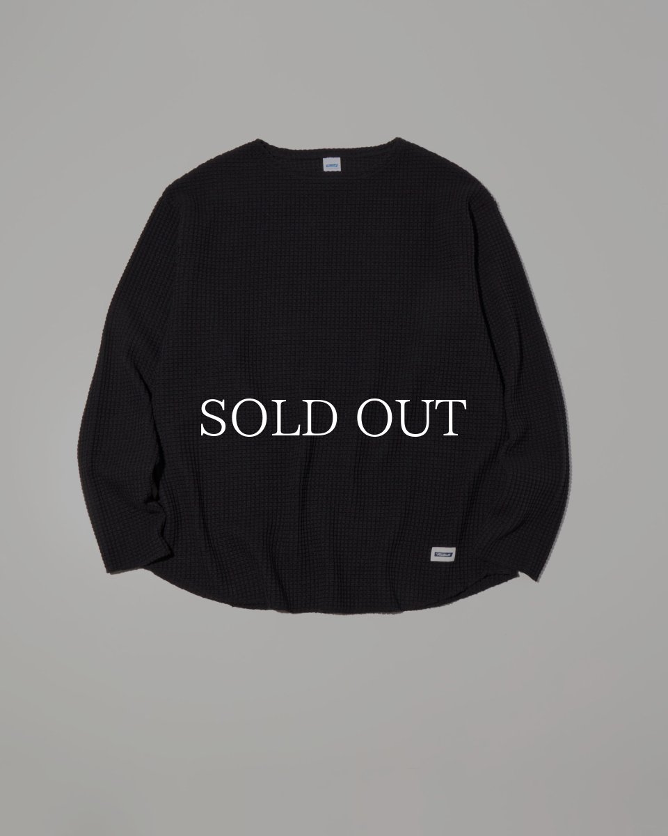 画像1: RADIALL  BIG WAFFLE - BOAT NECK T-SHIRT L/S (1)