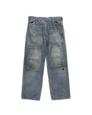 画像1: BOW WOW  MINER'S REPAIRED DENIM WORK PANTS (1)