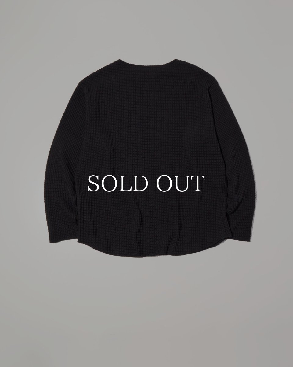 画像2: RADIALL  BIG WAFFLE - BOAT NECK T-SHIRT L/S (2)