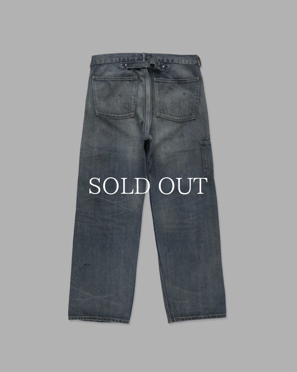 画像2: BOW WOW  MINER'S REPAIRED DENIM WORK PANTS (2)