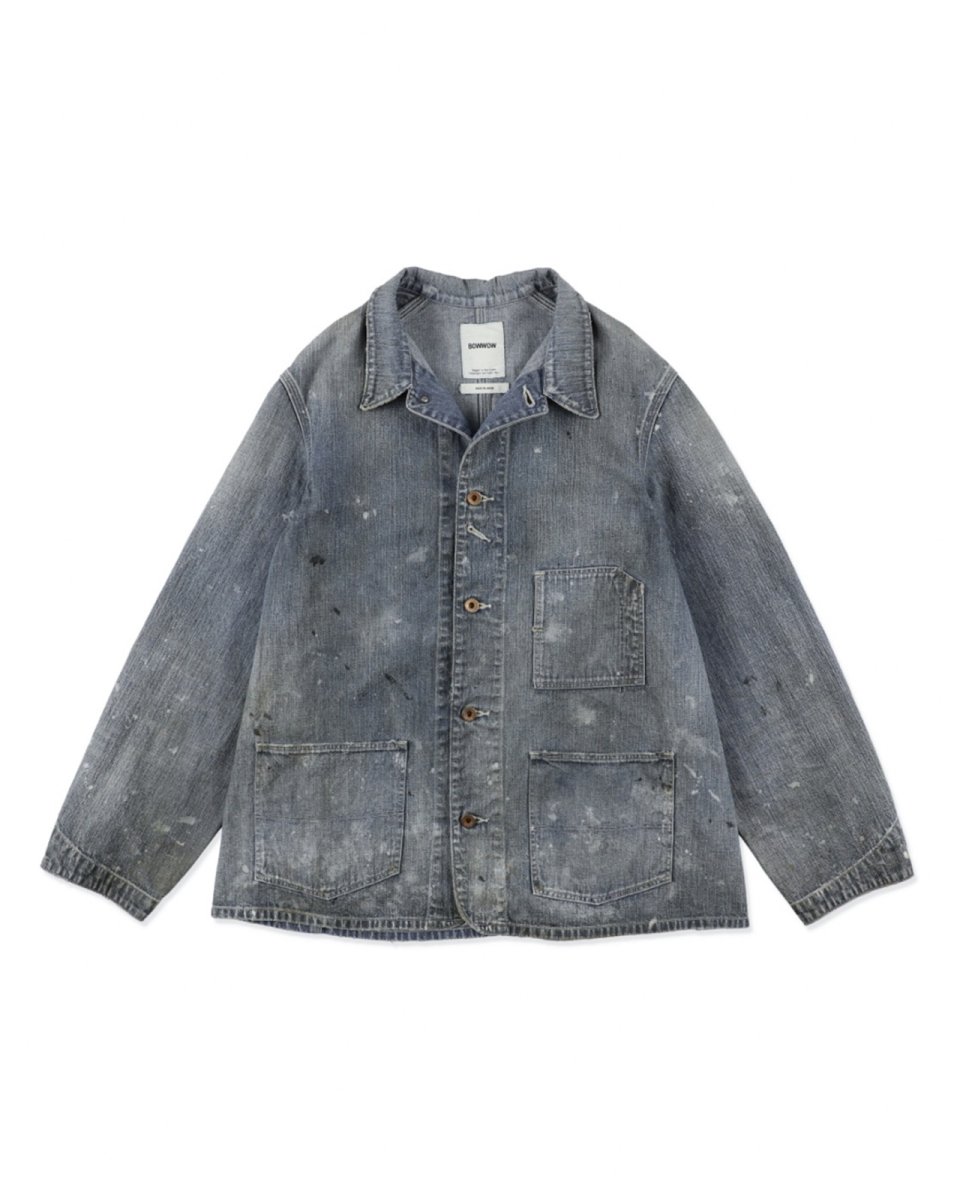画像1: BOW WOW  PAINT-STAINED ENGINEER'S COVERALL (1)