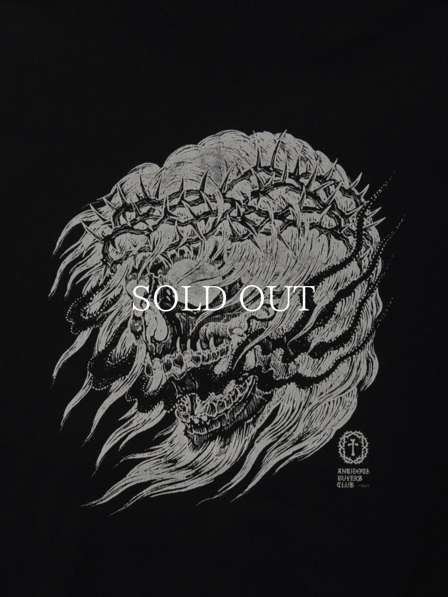 画像3: ANTIDOTE BUYERS CLUB   Fade Wash Sweat Parka (Skull Jesus) (3)