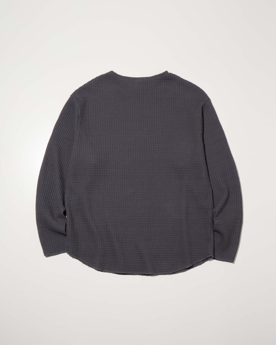 画像2: RADIALL  BIG WAFFLE - BOAT NECK T-SHIRT L/S (2)