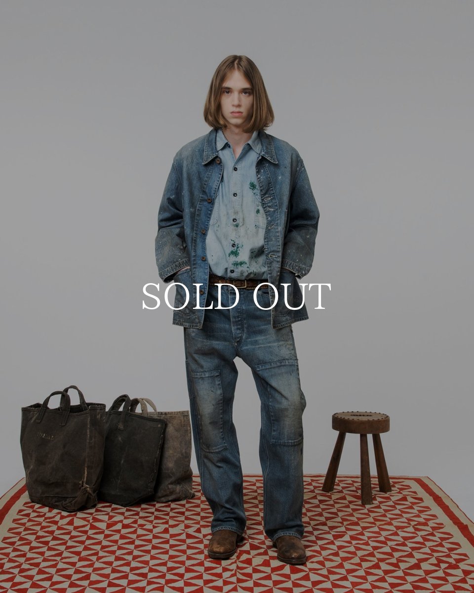 画像3: BOW WOW  PAINT-STAINED ENGINEER'S COVERALL (3)
