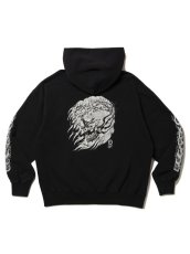 画像2: ANTIDOTE BUYERS CLUB   Fade Wash Sweat Parka (Skull Jesus) (2)
