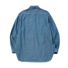画像2: CALEE  VINTAGE TYPE CHAMBRAY L/S SH (2)