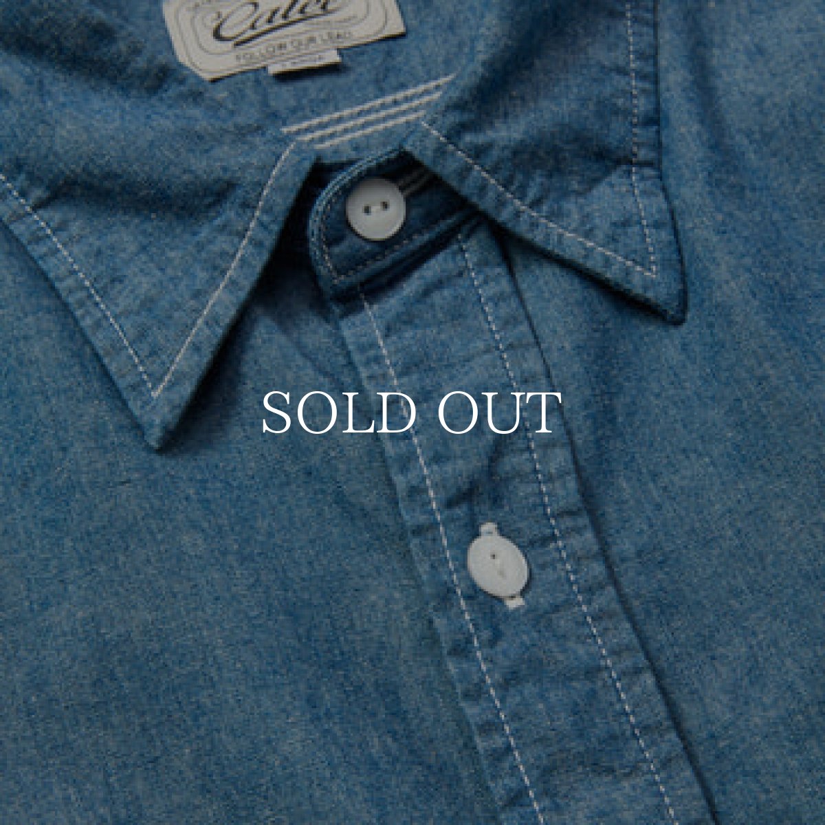 画像4: CALEE  VINTAGE TYPE CHAMBRAY L/S SH (4)