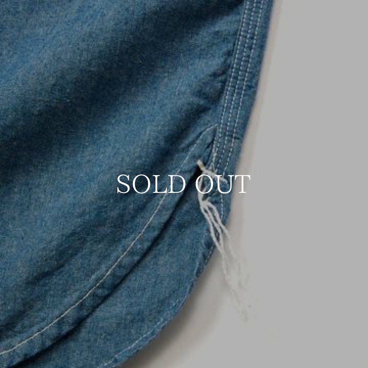 画像6: CALEE  VINTAGE TYPE CHAMBRAY L/S SH (6)