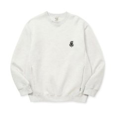 画像1: CALEE  HIGH GAUGE DOUBLE KNIT CREW NECK SW (1)