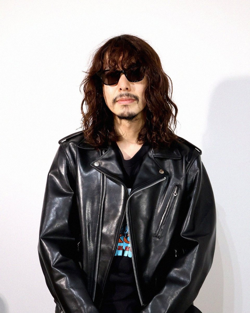 画像9: MASSES  HORSE LEATHER DOUBLE ZIP JACKET VINTAGE MMY (9)